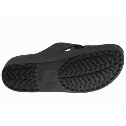 Chinelo Com Cunha Mulher Preto Beppi – Leves e respiráveis para relaxar em casa ou passeios informais diários - 2206541