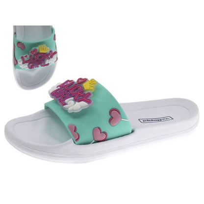 Chinelo Pala Juvenil Verde Beppi – Leves para uso prolongado com sola antiderrapante ideais para passeios e praia - 2207210