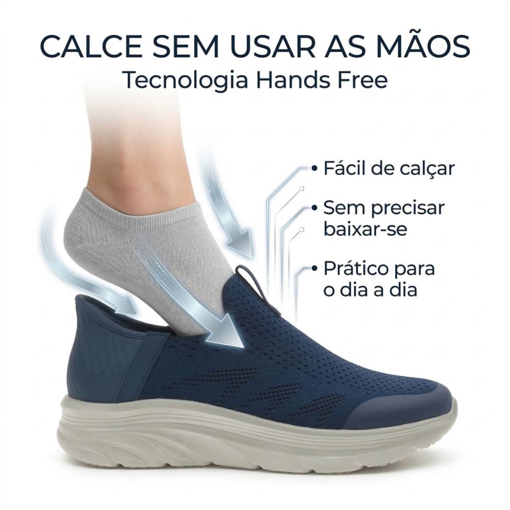 Sapatilha Conforto Mulher Slip-ins Azul Beppi – Leves e respiráveis, ideais para caminhadas e uso diário confortável - 2207570