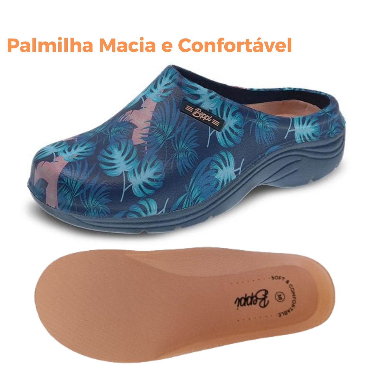 Socas Conforto Mulher Azul Beppi – Leves e duráveis para conforto diário em casa, trabalho e atividades ao ar livre - 2207642