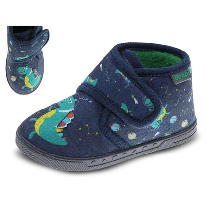 Pantufa Infantil Azul Beppi – Leves e fáceis de calçar para conforto diário em casa e escola - 2207860