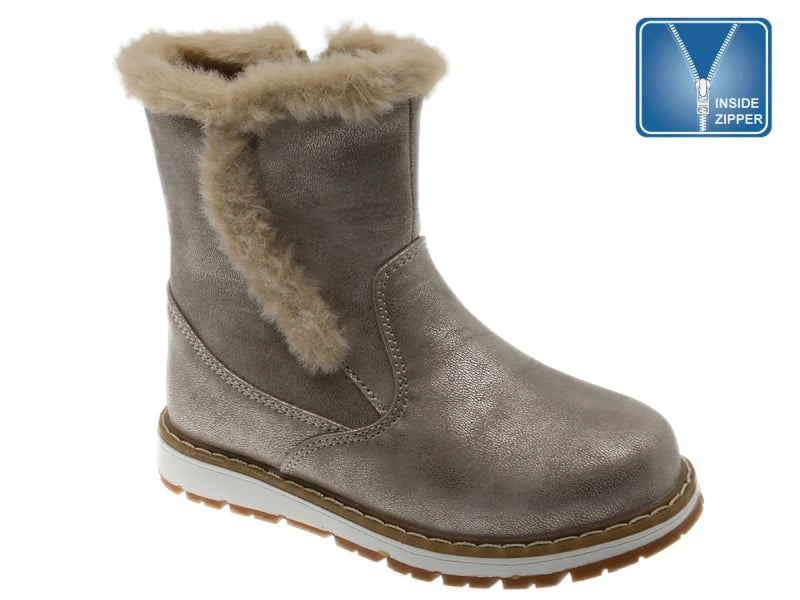 Bota Casual Infantil Castanha Beppi – Leves e fáceis de calçar para brincadeiras e uso diário confortável - 2210100
