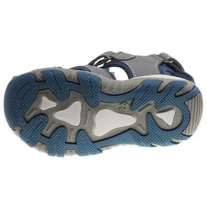 Sandália Infantil Cinzenta Beppi – Design leve com fecho prático para conforto em brincadeiras e escola - 2210500