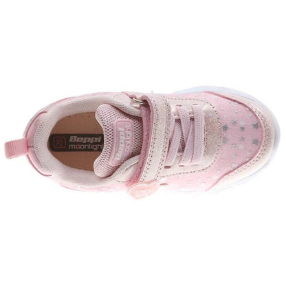 Sapatilha Luzes Infantil Rosa Beppi – Leves e resistentes com luzes LED e fecho em velcro para uso diário - 2211270