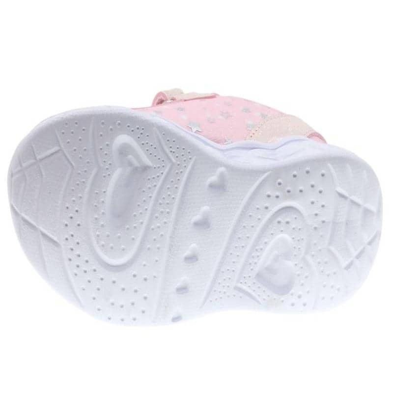 Sapatilha Luzes Infantil Rosa Beppi – Leves e resistentes com luzes LED e fecho em velcro para uso diário - 2211270