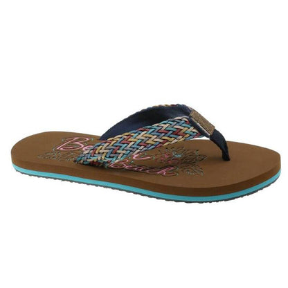 Chinelo Meter Dedo Mulher Castanho Beppi – Leves e respiráveis para conforto em passeios e momentos de lazer - 2212140