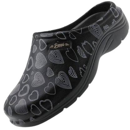 Socas Conforto Mulher Preta Beppi – Leves e com solado antiderrapante para conforto almofadado no trabalho diário - 2214762