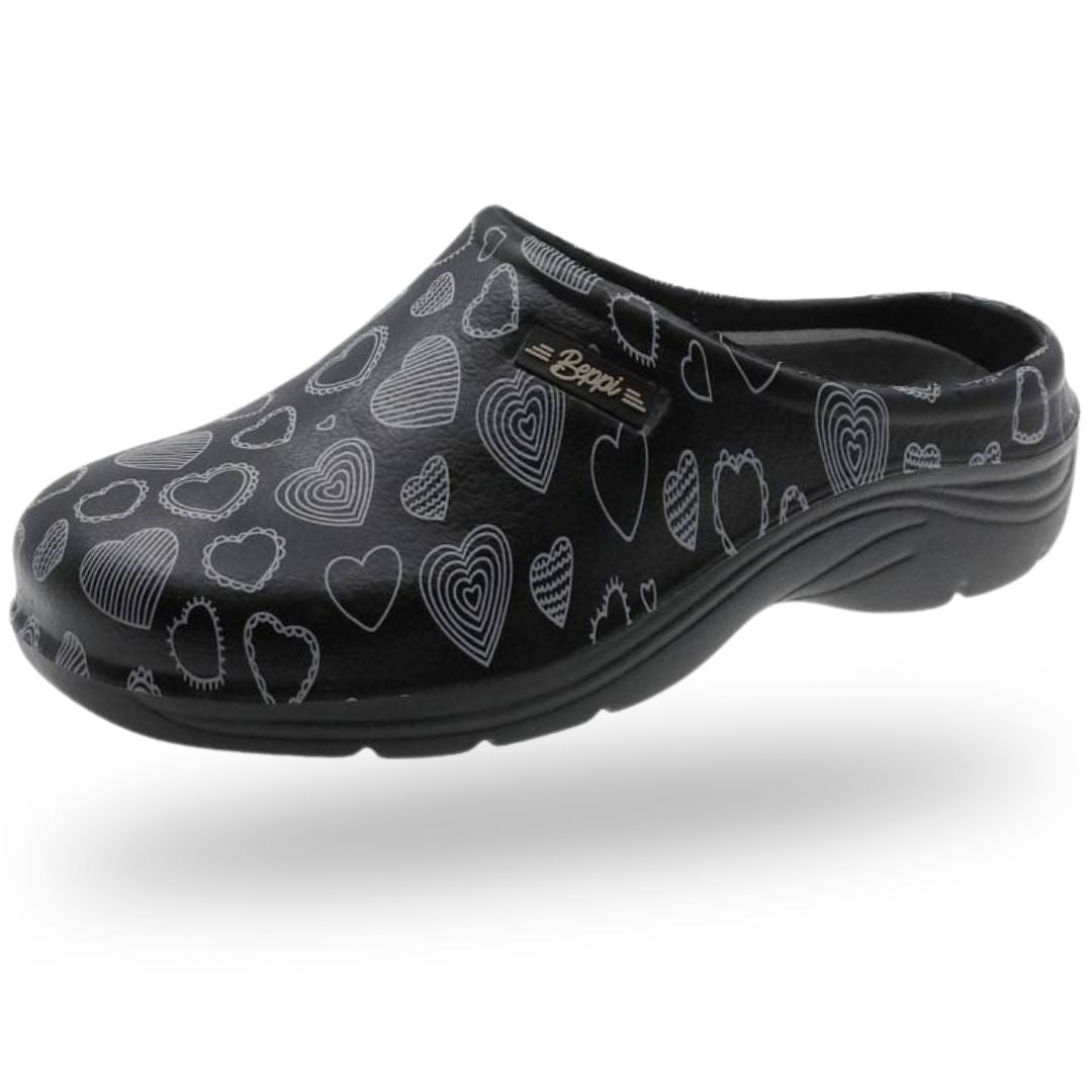 Socas Conforto Mulher Preta Beppi – Leves e com solado antiderrapante para conforto almofadado no trabalho diário - 2214762
