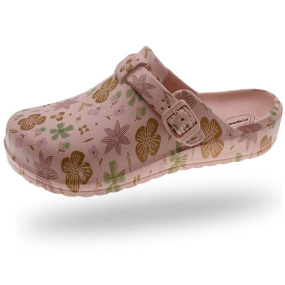 Socas Conforto Mulher Rosa Beppi – Leves para uso prolongado com palmilha almofadada ideal para trabalho e cozinha - 2214771