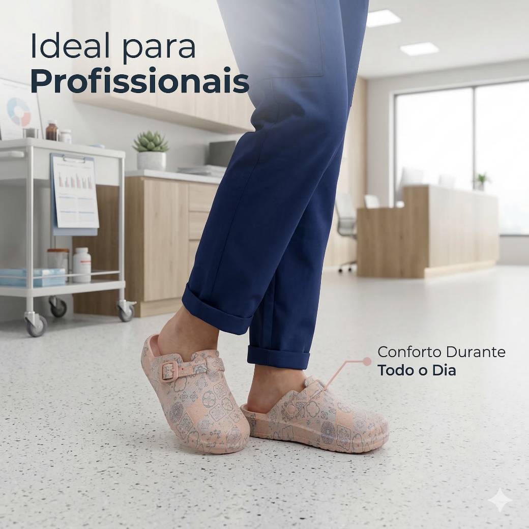 Socas Conforto Mulher Bege Beppi – Ultra leve e fáceis de calçar para conforto no trabalho e uso diário - 2218011