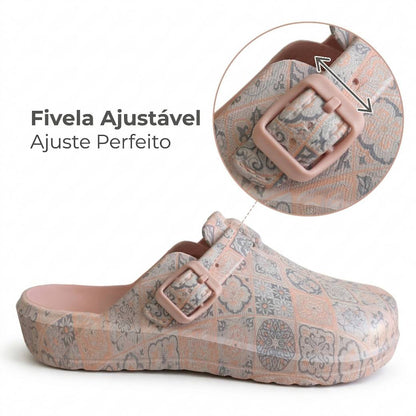 Socas Conforto Mulher Bege Beppi – Ultra leve e fáceis de calçar para conforto no trabalho e uso diário - 2218011