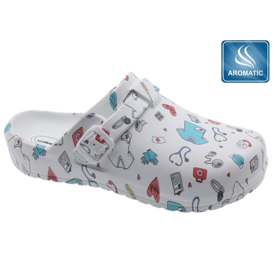 Socas Conforto Mulher Branca Beppi – Leves e flexíveis com ajuste personalizado para conforto no trabalho diário - 2218020