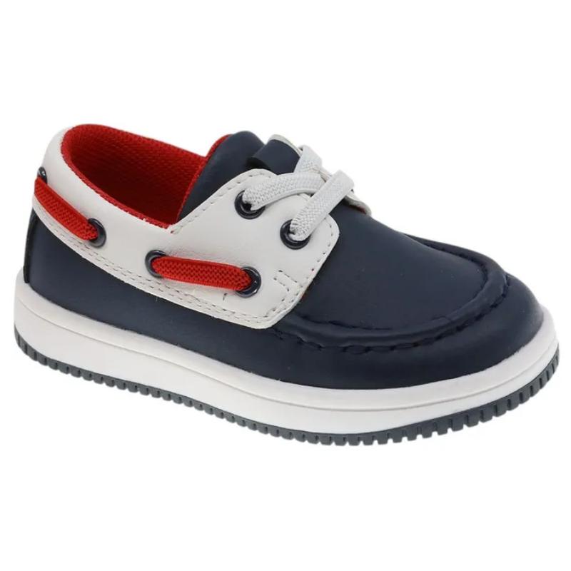 Sapato Casual Juvenil Azul Beppi – Leveza e resistência para o dia a dia com sola de borracha confortável - 2218360
