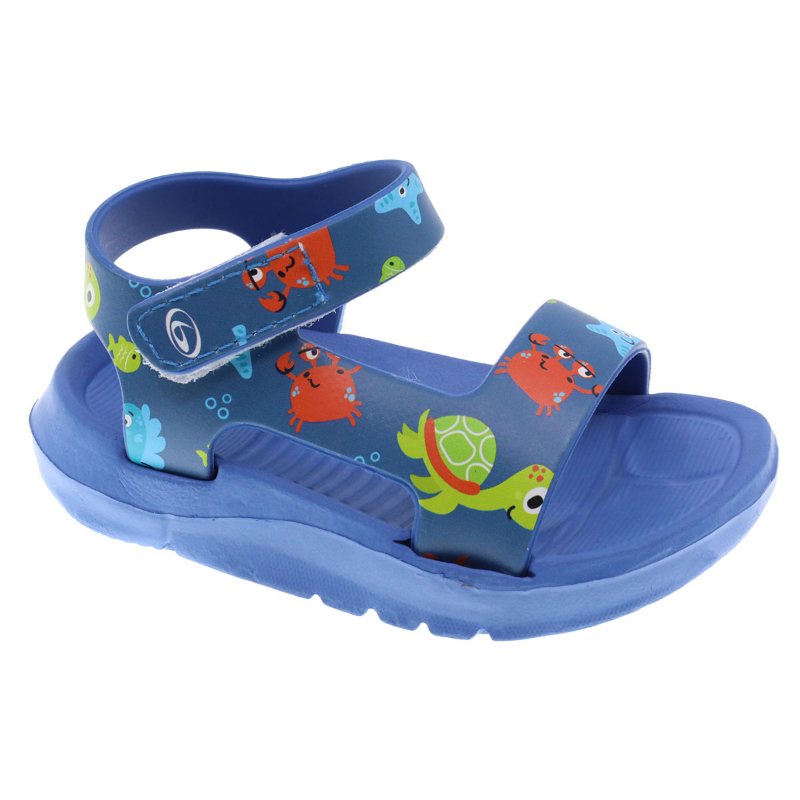Sandália Infantil Azul Beppi – Velcro ajustável e sola antiderrapante para brincadeiras e escola confortáveis - 2221710