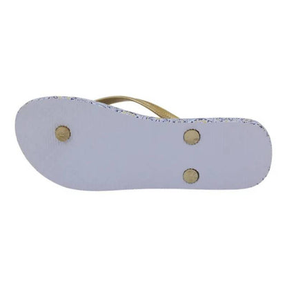 Chinelo Meter Dedo Mulher Dourado Beppi – Palmilha macia e sola antiderrapante para conforto no uso diário e praia - 2222132