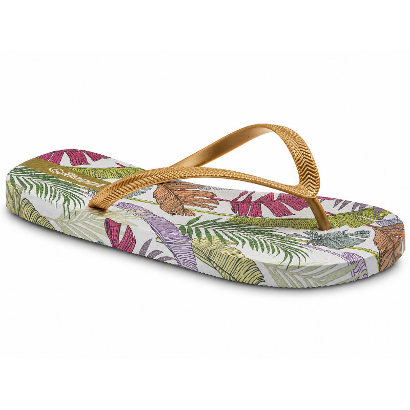 Chinelo Meter Dedo Mulher Dourado Beppi – Design leve com sola macia para conforto em passeios e uso diário - 2222152