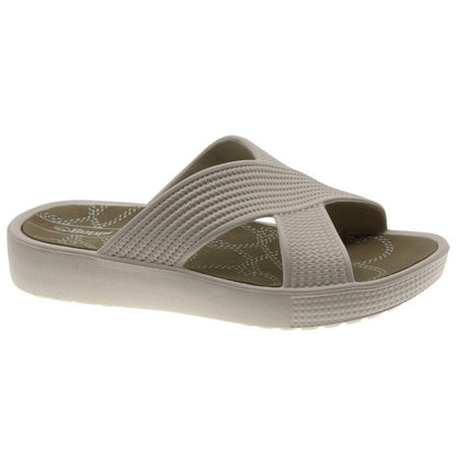 Chinelo Com Cunha Mulher Bege Beppi-2222201