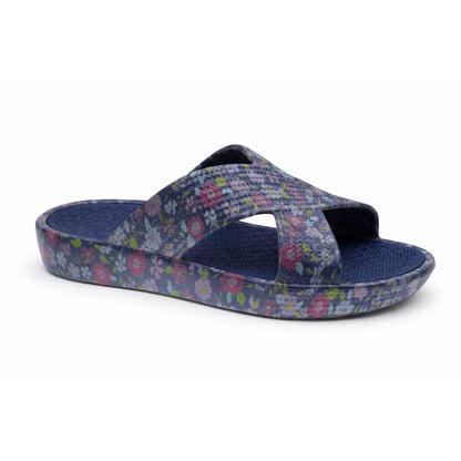 Chinelo Com Cunha Mulher Azul Beppi-2222210