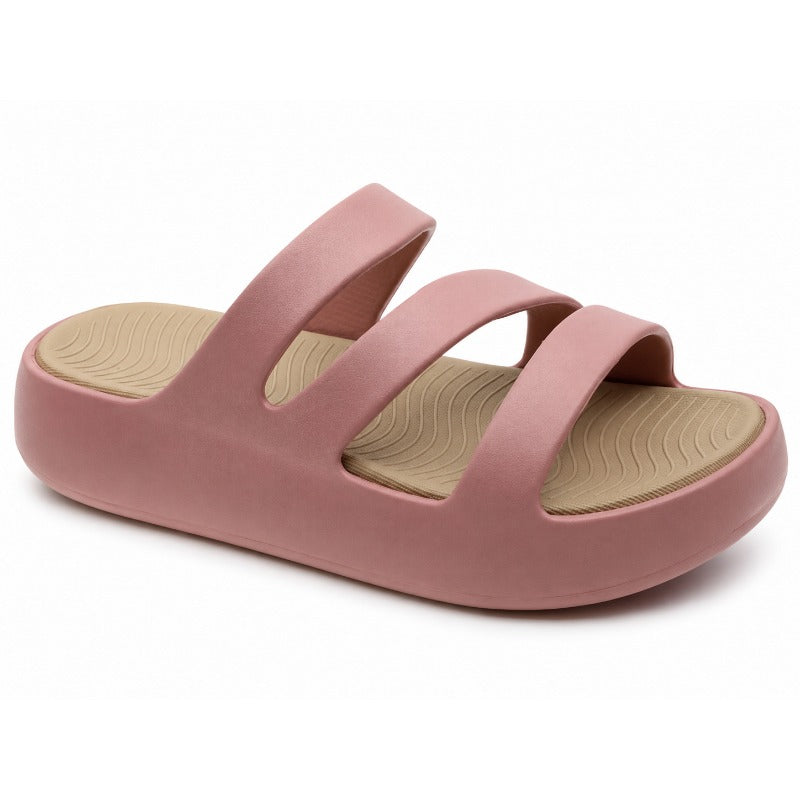Chinelo Nuvem Mulher Rosa Beppi – Leveza e estabilidade para conforto no uso diário em casa e praia - 2222310