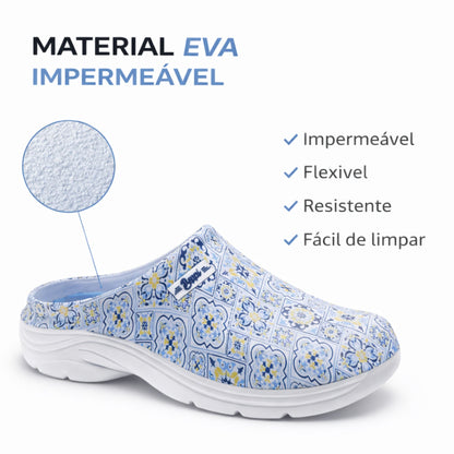 Socas Conforto Mulher Azul Beppi – Leves e antiderrapantes para conforto excecional em trabalho e cozinha - 2222410