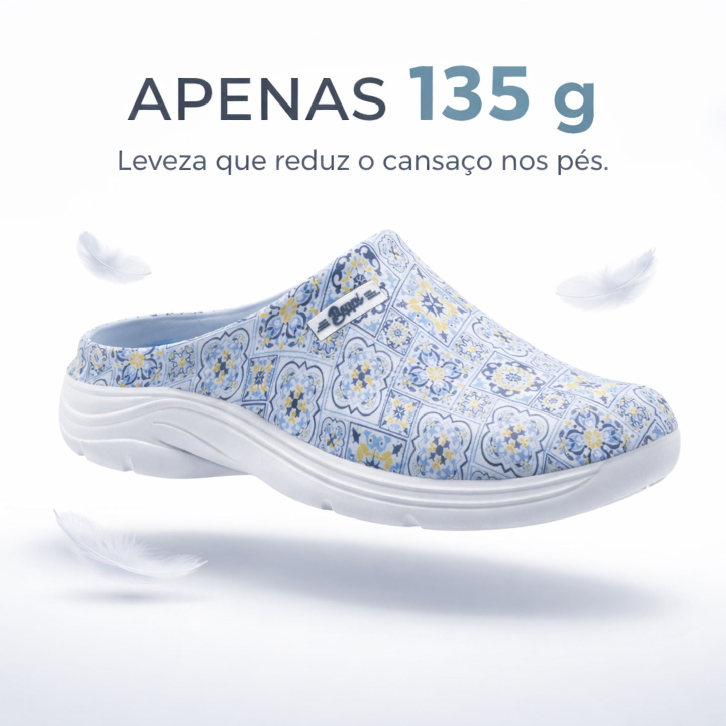 Socas Conforto Mulher Azul Beppi – Leves e antiderrapantes para conforto excecional em trabalho e cozinha - 2222410