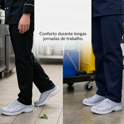 Socas Conforto Mulher Azul Beppi – Leves e antiderrapantes para conforto excecional em trabalho e cozinha - 2222410