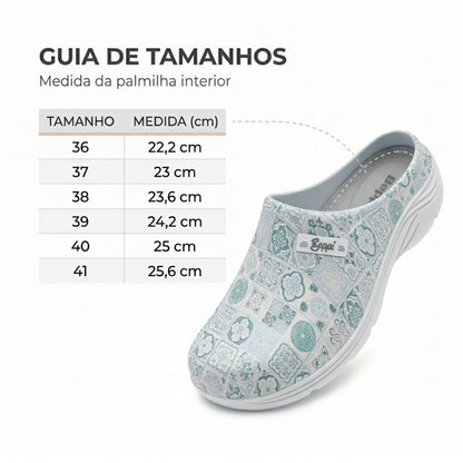 Socas Conforto Mulher Verde Beppi – Leves para uso prolongado com sola macia ideal para trabalho e cozinha - 2222411