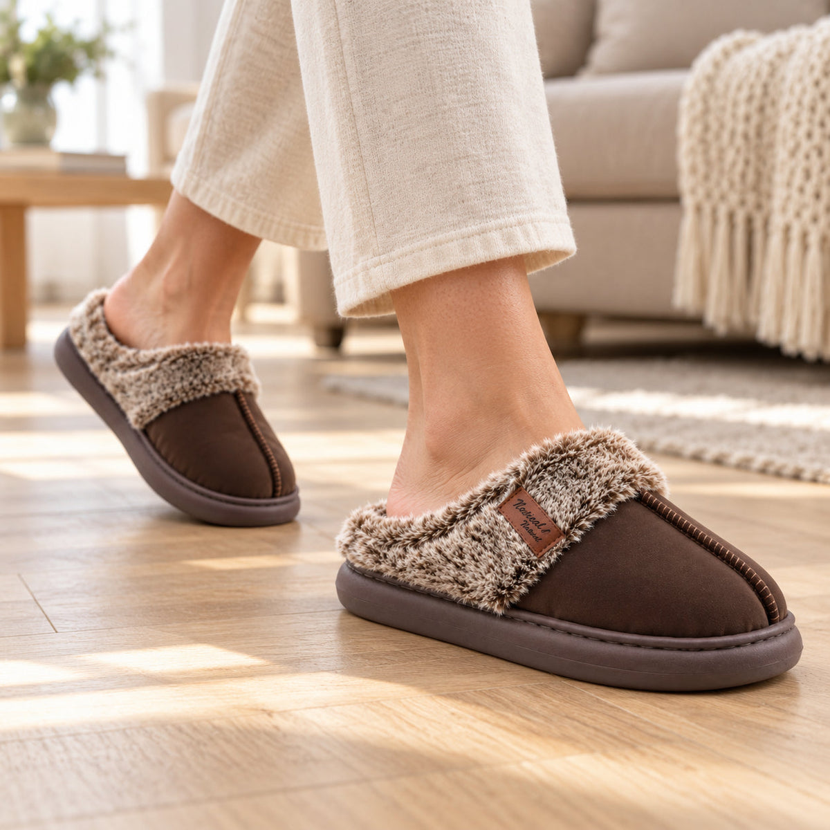 Chinelo Interior Mulher Castanho Beppi-2225281