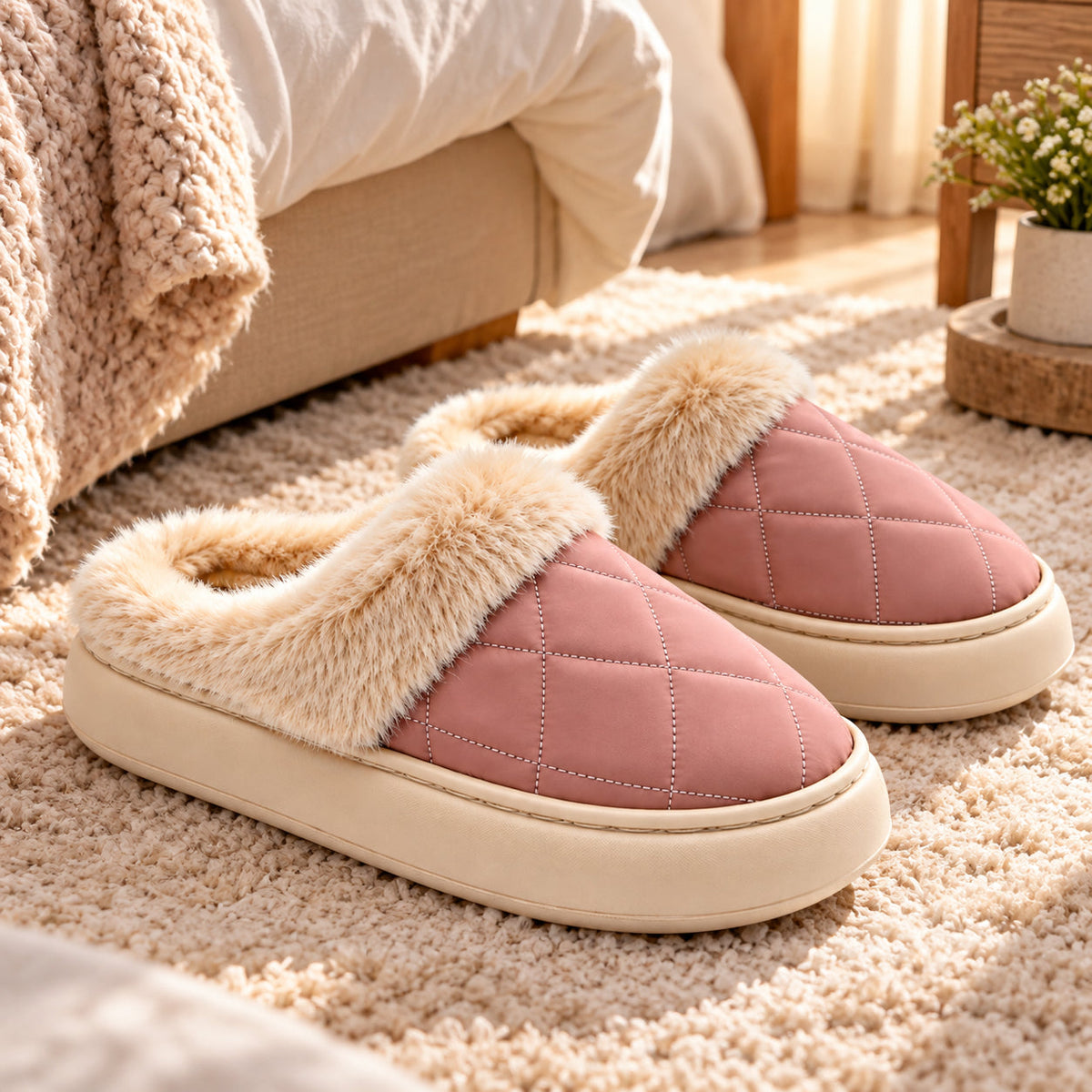 Chinelo Interior Mulher Rosa Beppi-2225331