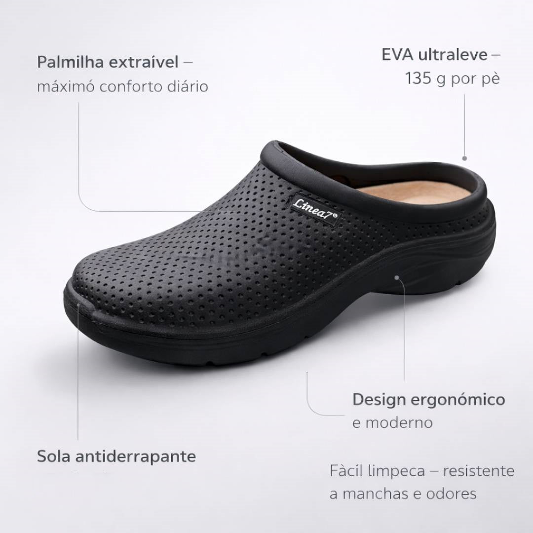 Socas Conforto Mulher Preto Linea7-21124012