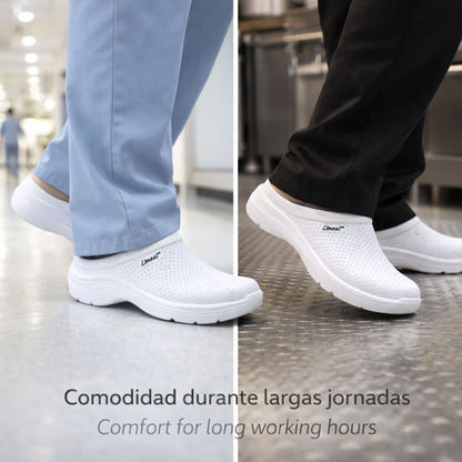 Socas Conforto Mulher Branco Linea7 – Palmilha conforto e flexibilidade para uso diário no trabalho e cozinha - 21124014