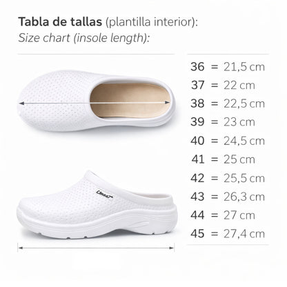 Socas Conforto Mulher Branco Linea7 – Palmilha conforto e flexibilidade para uso diário no trabalho e cozinha - 21124014