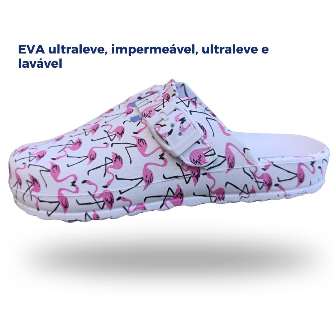 Socas Conforto Mulher Branco Linea7 – Leves e com sola antiderrapante ideais para trabalho e uso diário - 2698p