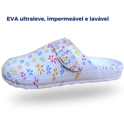 Socas Conforto Mulher Branco Linea7 – Leves e fáceis de calçar para conforto no trabalho e uso diário - 26752f
