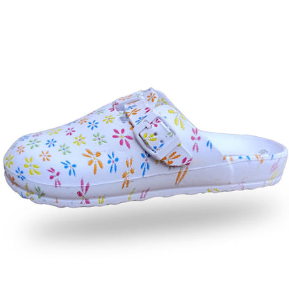 Socas Conforto Mulher Branco Linea7 – Leves e fáceis de calçar para conforto no trabalho e uso diário - 26752f