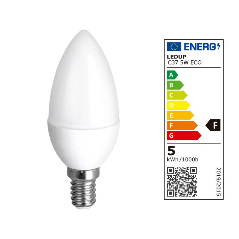 Lampada Led E14 Chama 5w 6000k Branco -5600912600104