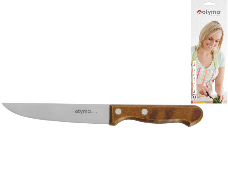 Faca Cozinha 11cm Cabo Mad Eva Prateado – Lâmina afiada e cabo ergonómico garantem cortes precisos e conforto diário - 5605169047542
