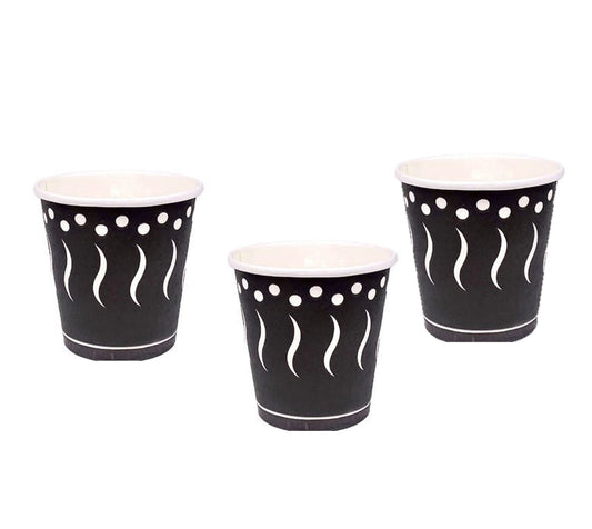 Copo Café Papel 90cc Print Pck 50un Preto -5605332262000