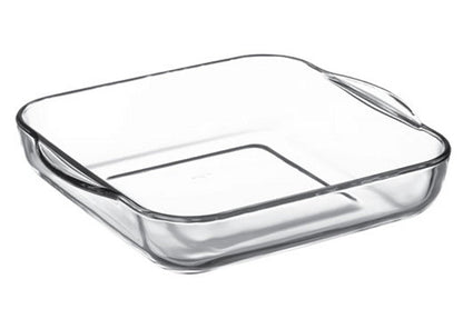 Assadeira Pirex Quad. 22x22 Borcam – Design elegante e funcional para assar e servir com facilidade diária - 8693357192584