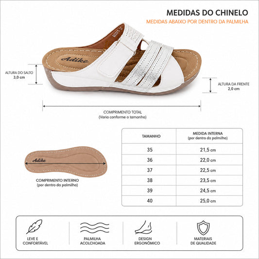 Chinelo Conforto Mulher Branco Beppi-a1851b