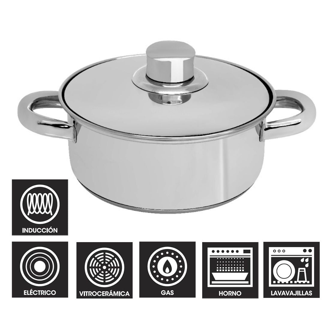 Caçarola Hoyca Durum Nº20 Em Aço Inoxidável Inox -56051690cd
