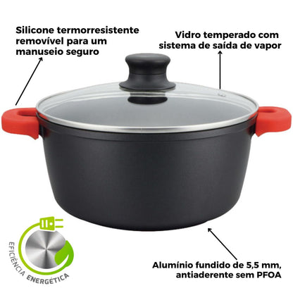 Caçarola Antiaderente Otyma Troia Preta -5605169057