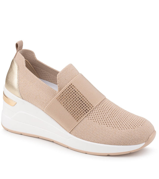 Sapatilha Mulher Beige Lapierce® – Leves e respiráveis para conforto durante passeios e uso diário - 2151ds171