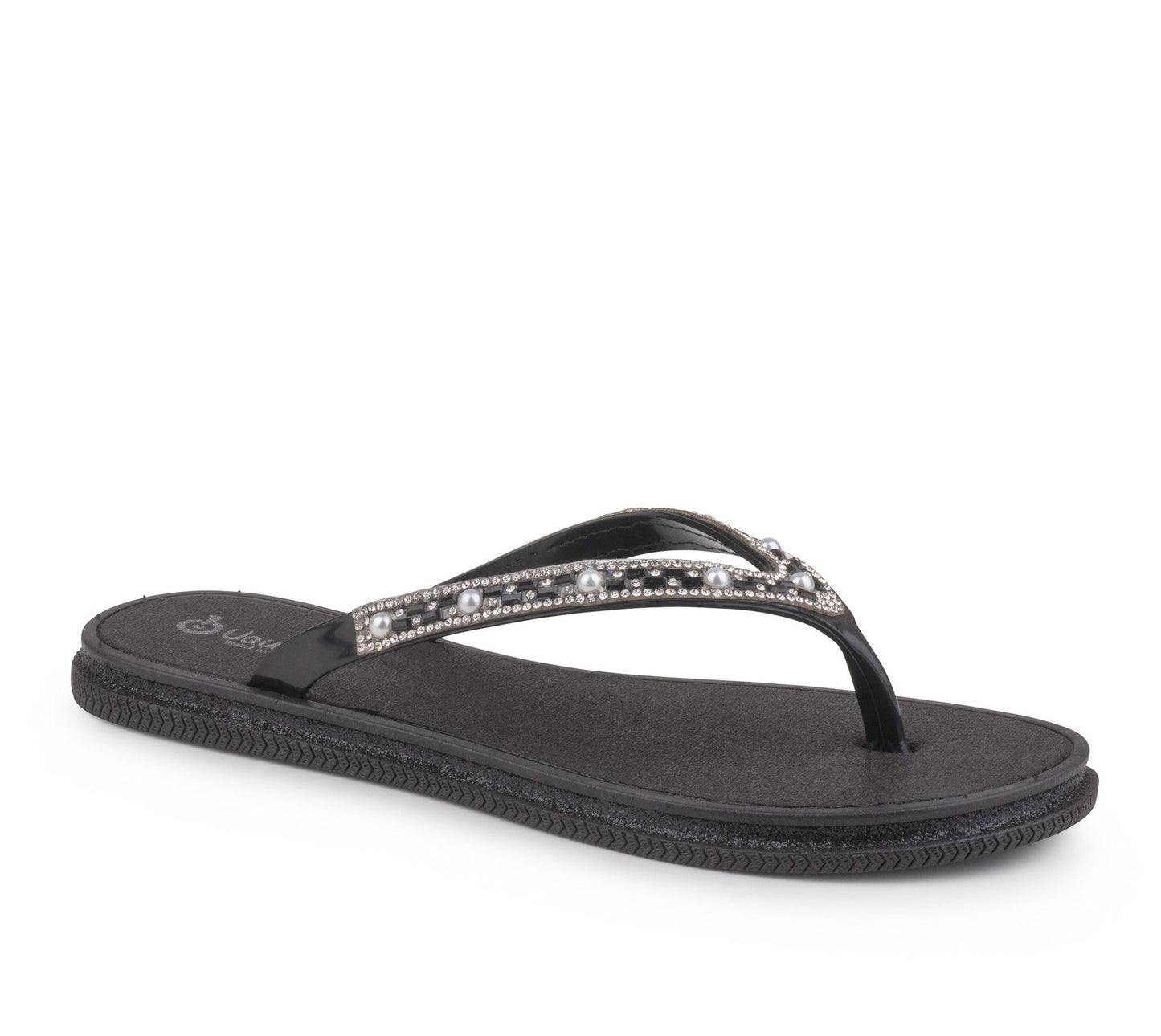 Chinelo Meter Dedo Mulher Preto Uauh® – Conforto leve e respirável para uso diário e passeios de verão - 219151sh45p