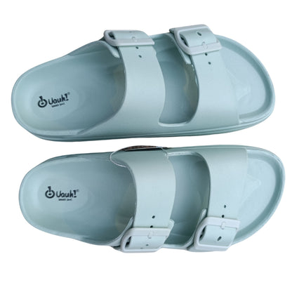 Chinelo Nuvem Mulher Verde Uauh® – Leveza e conforto ajustável para acompanhar o seu dia a dia casual - 2151sh68v