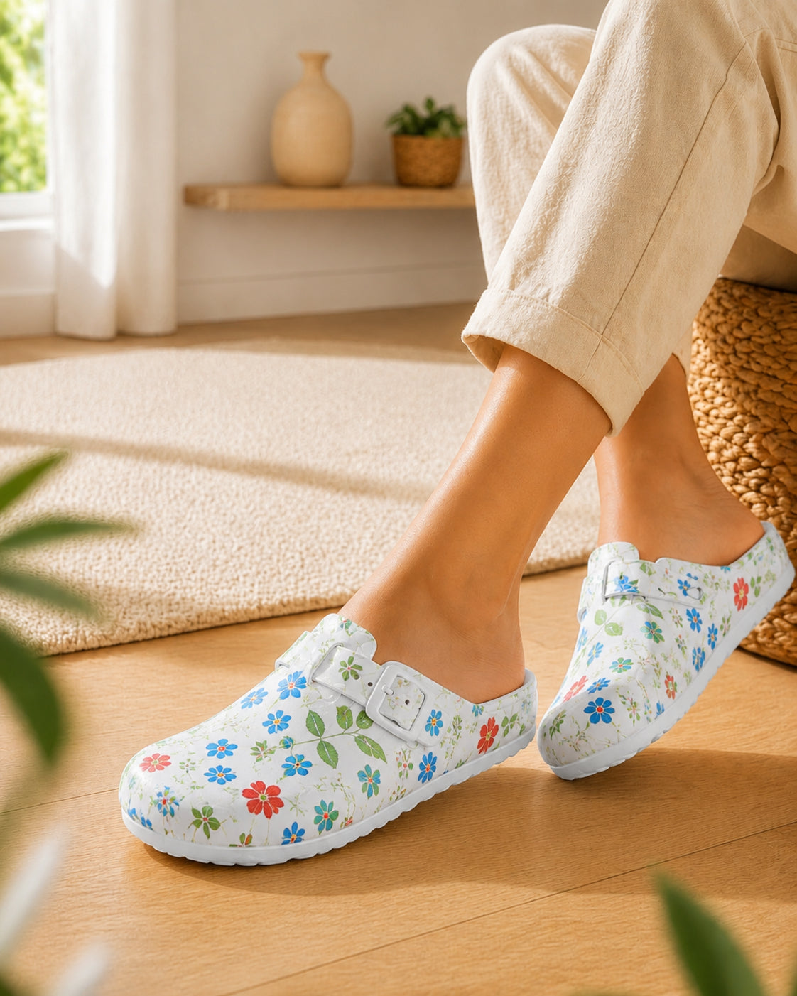 Socas Conforto Mulher Branco Linea7 – Leves e respiráveis para conforto incomparável no trabalho e uso diário -26923f